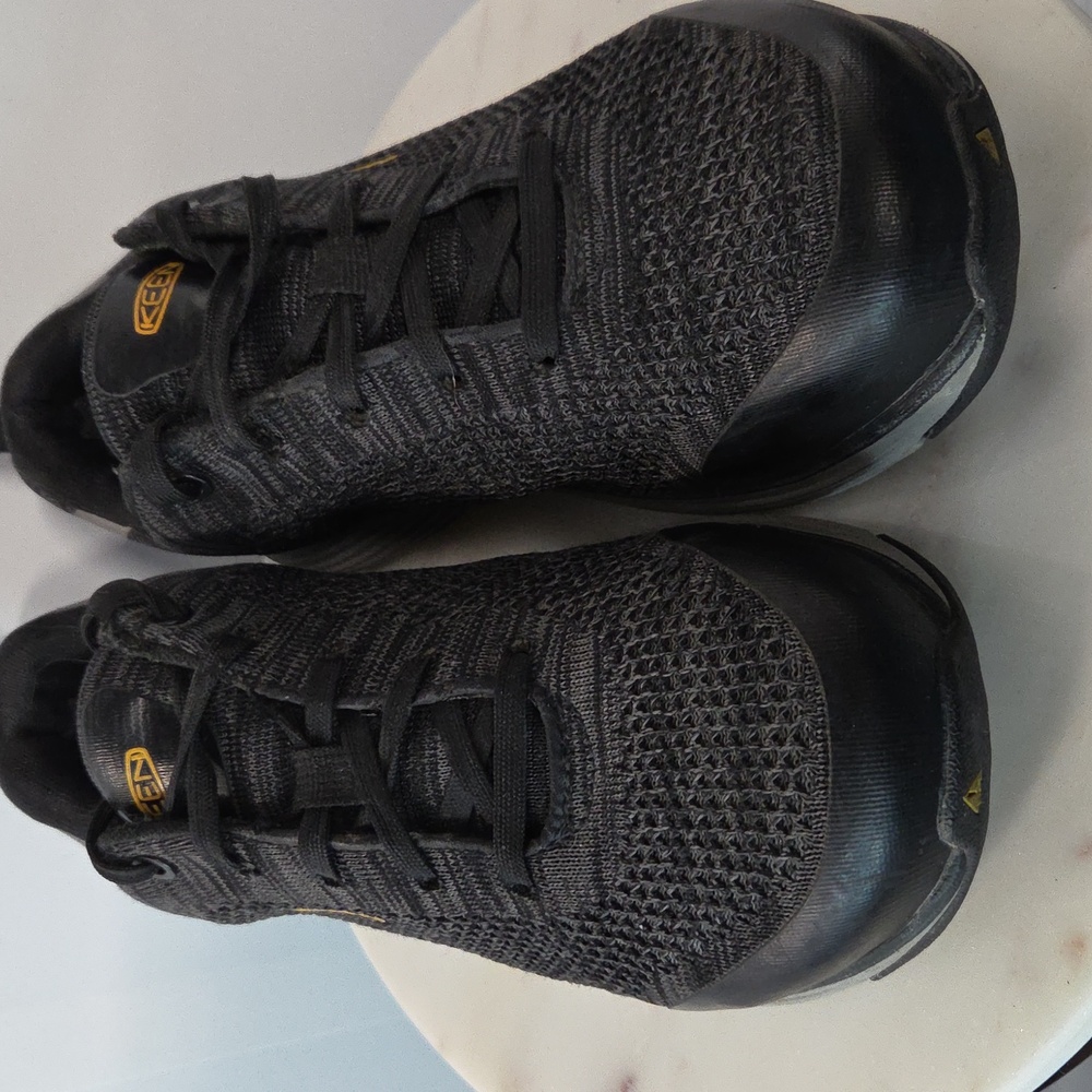 Keen Men's Black and Gray Steel Toe Safety Shoes Size 7 - Picture 2 of 6